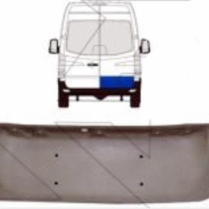 DONJI DIO GEPEK VRATA (DUPLI) MERCEDES SPRINTER 06- LIJEVA