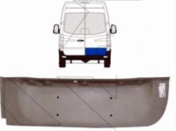 DONJI DIO GEPEK VRATA (DUPLI) MERCEDES SPRINTER 06- LIJEVA