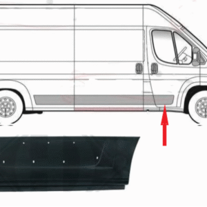DONJI DIO PREDNJI VRATA FIAT DUCATO 06- DESNA