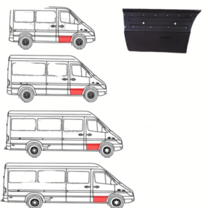 DONJI DIO PRED. VRATA MERCEDES SPRINTER 06- DESNA