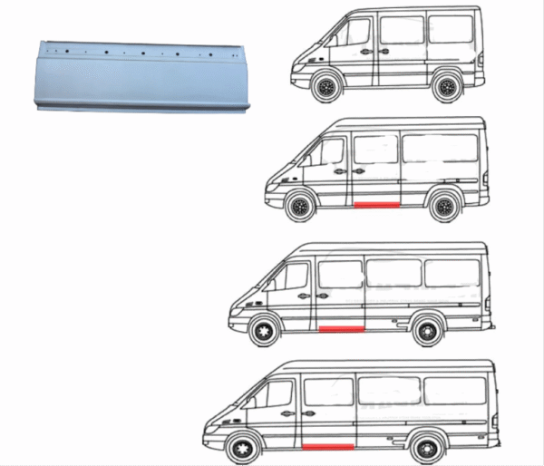 DONJI DIO BOCNE STRANE MERCEDES SPRINTER 06- LIJEVA