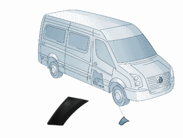 LAJSNA PREDNJA BLATOBRAN VW CRAFTER 05- DESNI